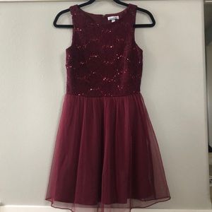 Speechless Maroon Dress